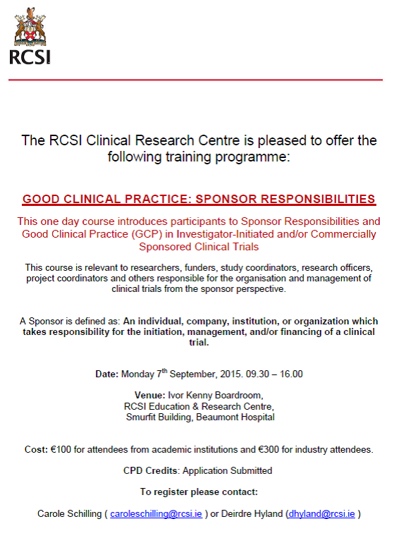 GCP training RCSI 2